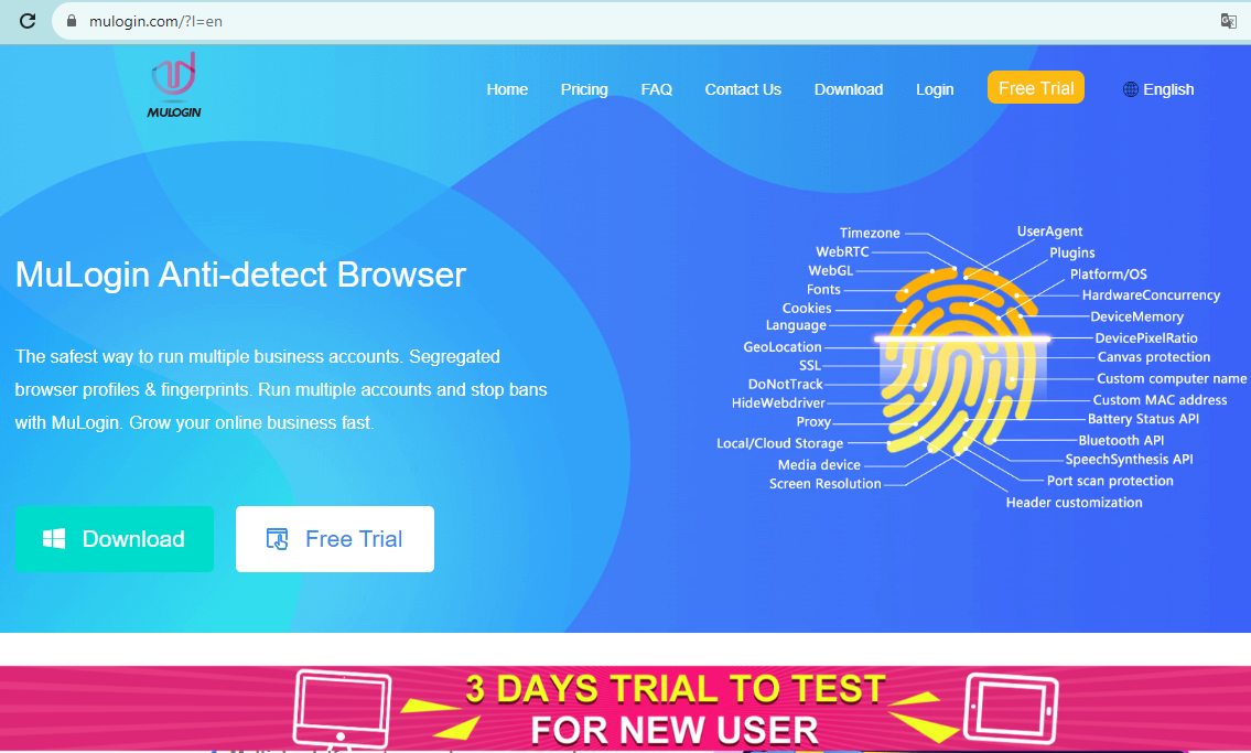 MuLogin Fingerprint Browser: Multi-Platform, Multi-Account Management