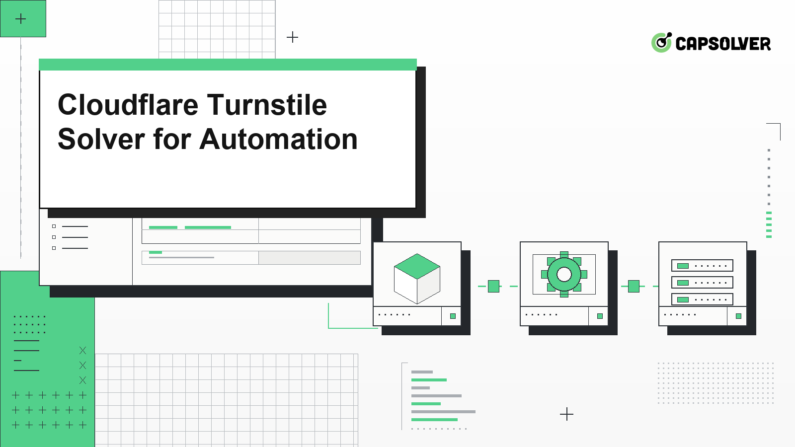 Cloudflare Turnstile solver automation workflow with CapSolver token checks