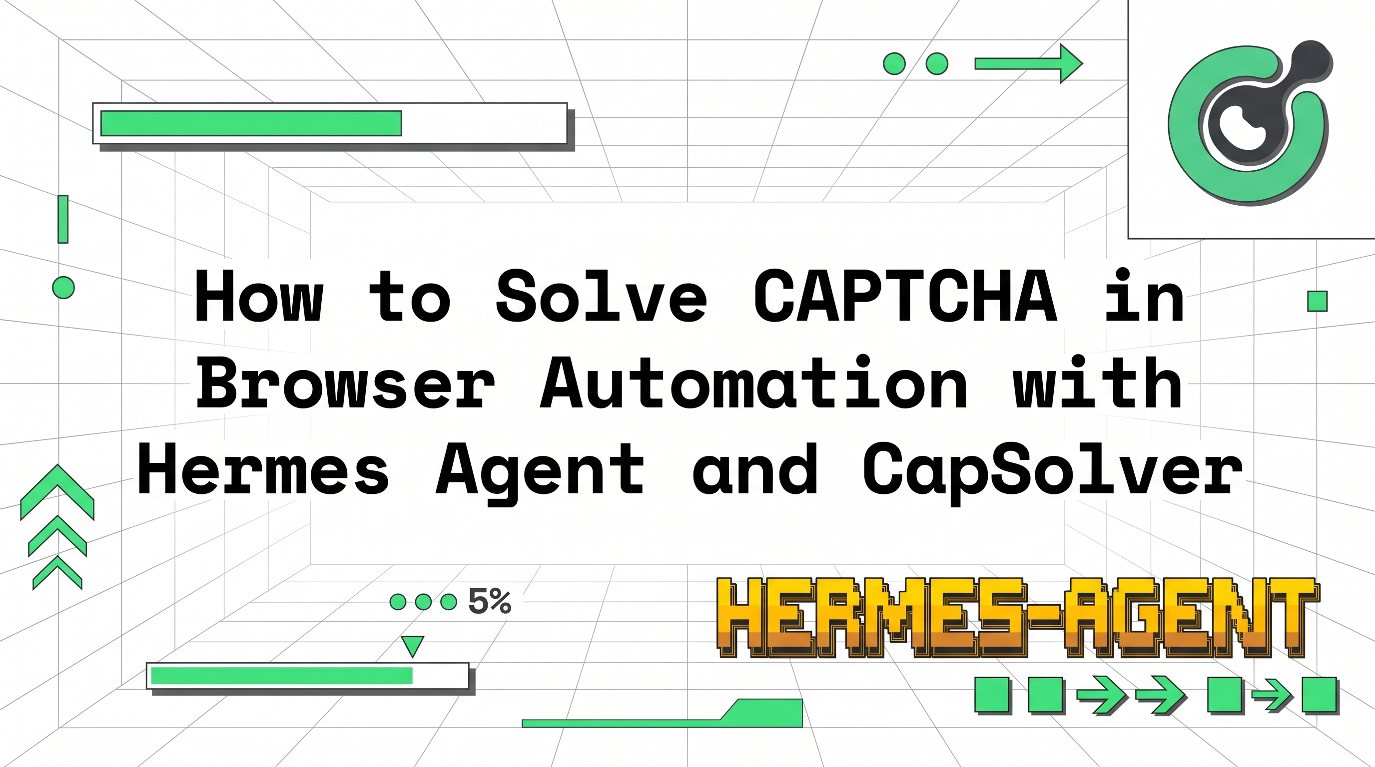 Hermes Agent browser automation workflow integrated with CapSolver for automatic CAPTCHA solving