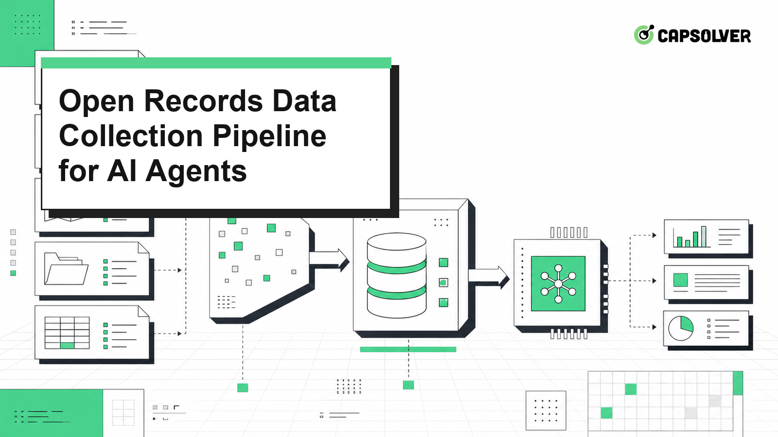 Open records data collection pipeline for AI agents cover illustration